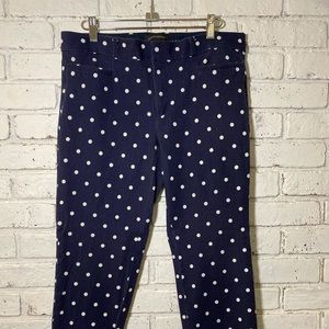 Banana republic, polkadotted ankle pants
